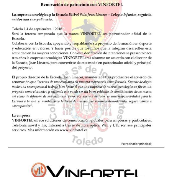 Vinfortel sigue apostando por unos valores